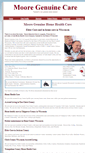 Mobile Screenshot of mooregenuinehomecare.com